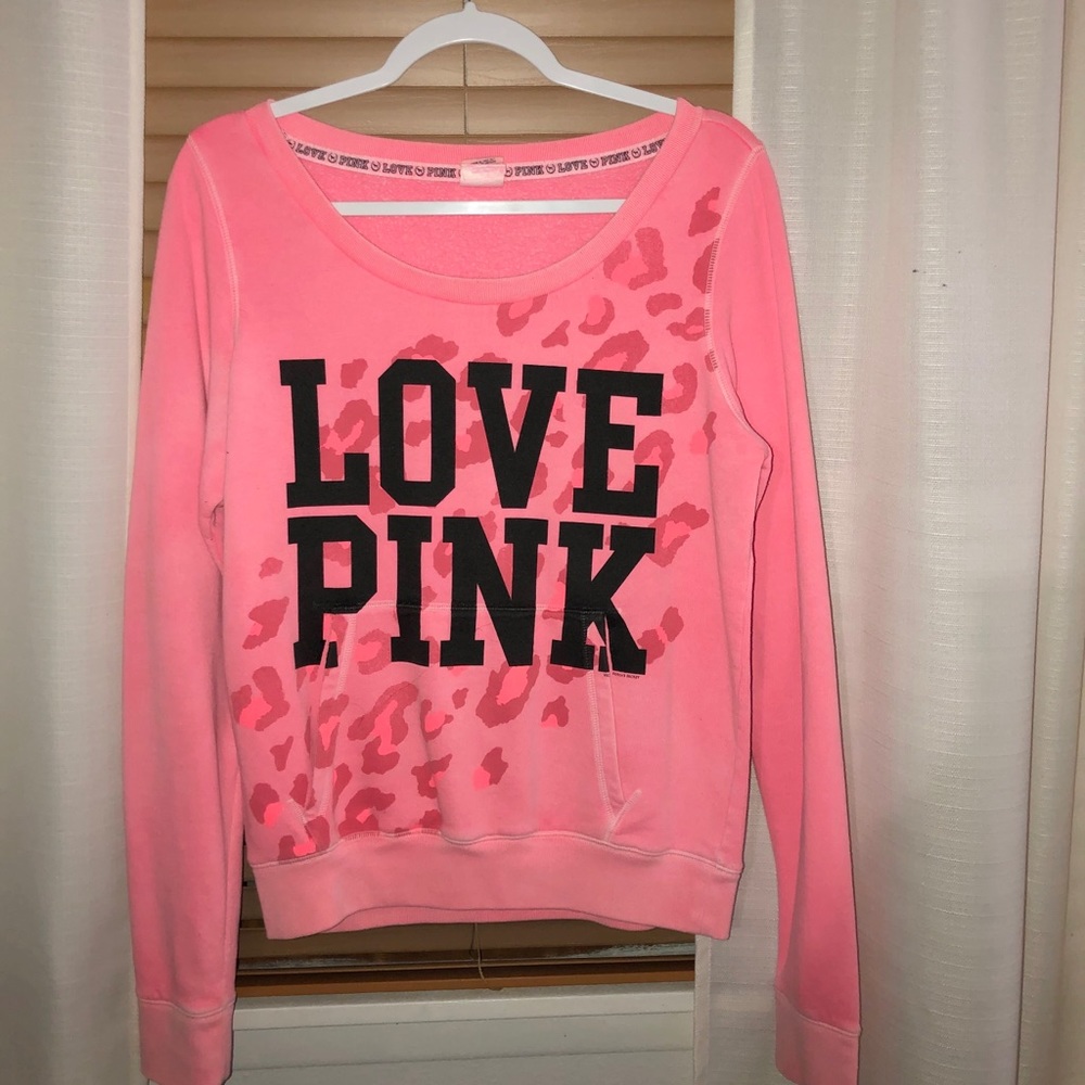 Pink victoria secret sweater